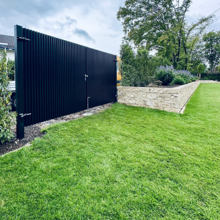 Gartentor Gartenzaun/Gartentor aus pulverbeschichtetem Stahl